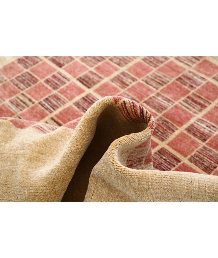 Afghan Modcar Rug 5' 4" x 7' 2" Hand-Knotted | No. AT87645