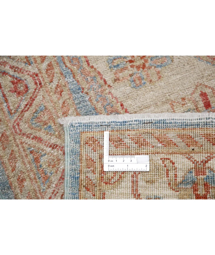 Blue Afghan Ziegler Rug 2' 1" x 3' 11" Hand-Knotted | No. AT877660