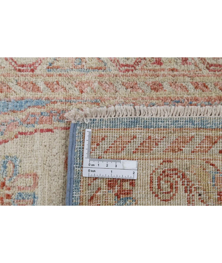 Blue Afghan Ziegler Rug 2' 1" x 3' 11" Hand-Knotted | No. AT877660