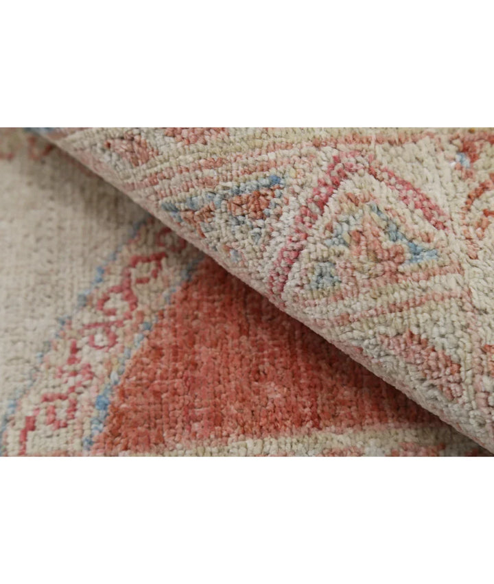 Blue Afghan Ziegler Rug 2' 1" x 3' 11" Hand-Knotted | No. AT877660