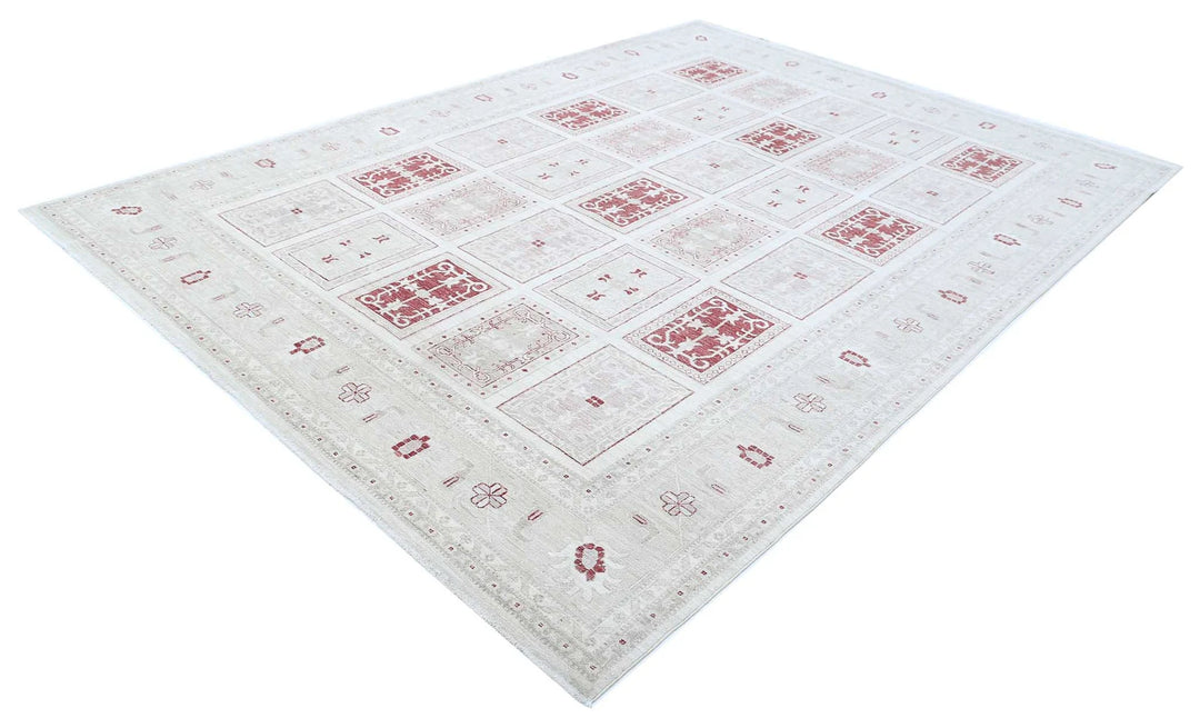 Afghan Serenity Rug 8' 1" x 11' 2" Hand-Knotted | No. AT87772