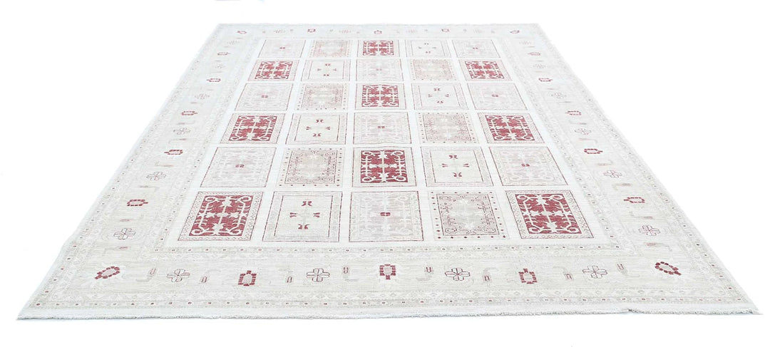 Afghan Serenity Rug 8' 1" x 11' 2" Hand-Knotted | No. AT87772