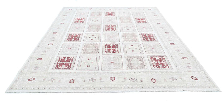 Afghan Serenity Rug 8' 1" x 11' 2" Hand-Knotted | No. AT87772