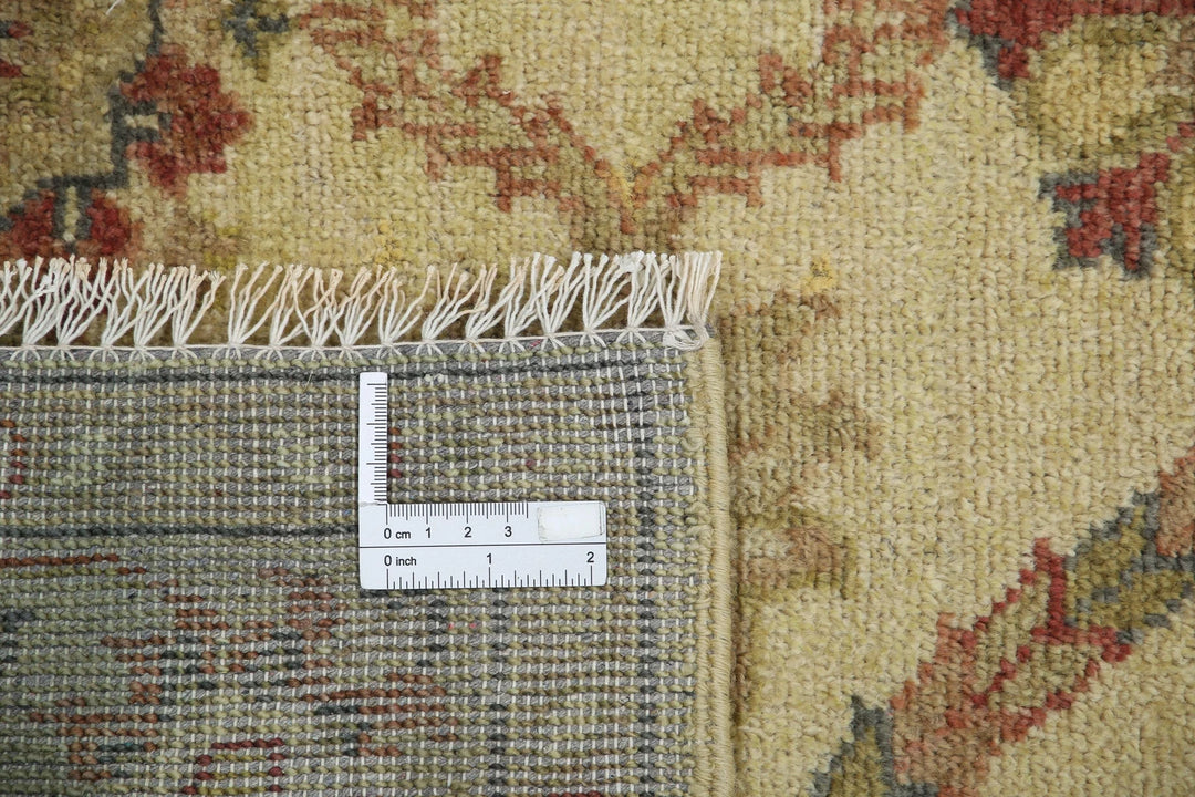 Indian Ziegler Rug 4' 0" x 5' 9" Hand-Knotted | No. AT87911