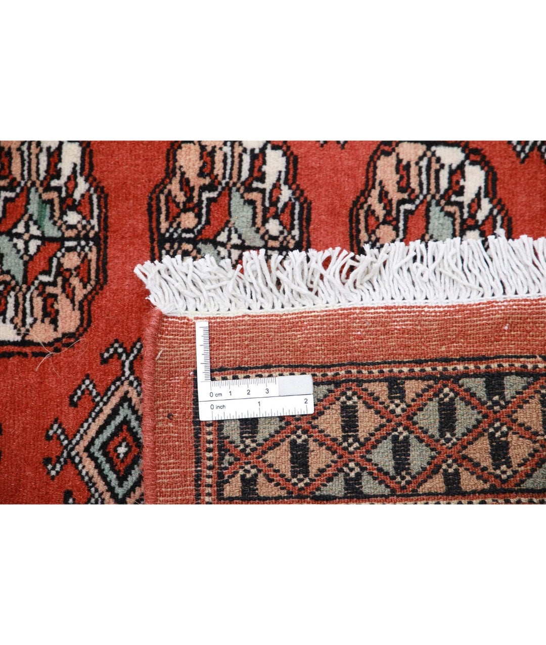Pakistani Bokhara Rug 5' 1" x 8' 2" Hand-Knotted | No. AT87952