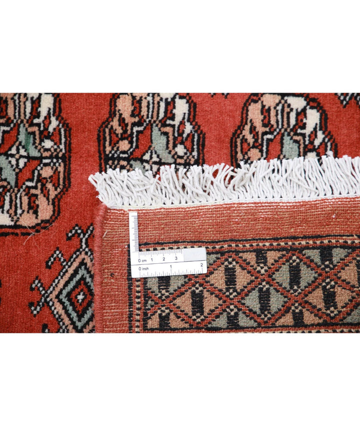Pakistani Bokhara Rug 5' 1" x 8' 2" Hand-Knotted | No. AT87952