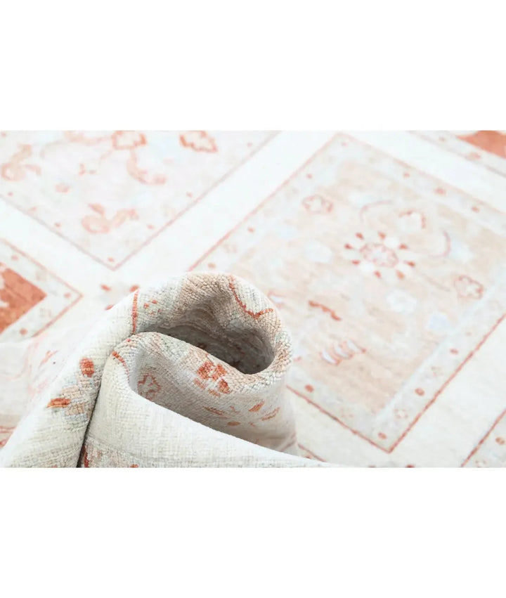 Afghan Bakhtiari Rug 5' 6" x 7' 2" Hand-Knotted | No. AT87987