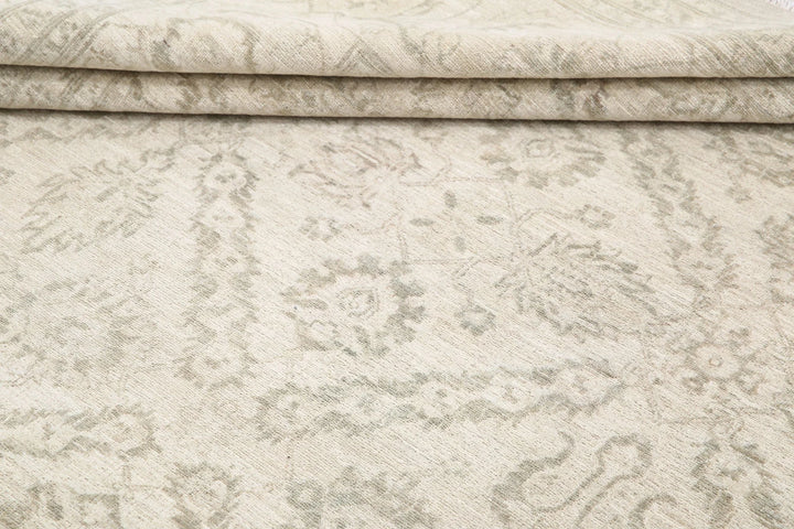 Afghan Tabriz Rug 9' 9" x 12' 10" Hand-Knotted | No. AT88067