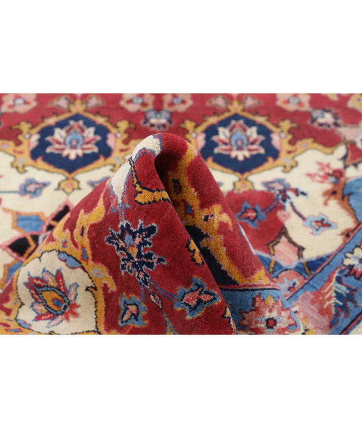 Indian Agra Rug 5' 0" x 7' 0" Hand-Knotted | No. AT88080