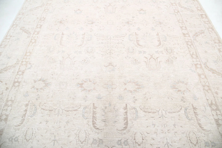 Afghan Tabriz Rug 8' 7" x 11' 7" Hand-Knotted | No. AT88091