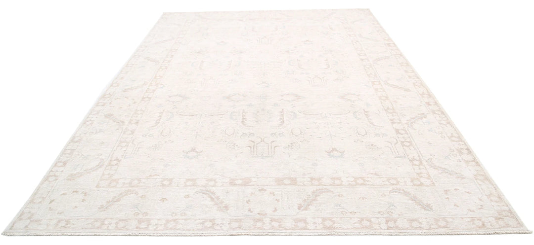 Afghan Tabriz Rug 8' 7" x 11' 7" Hand-Knotted | No. AT88091