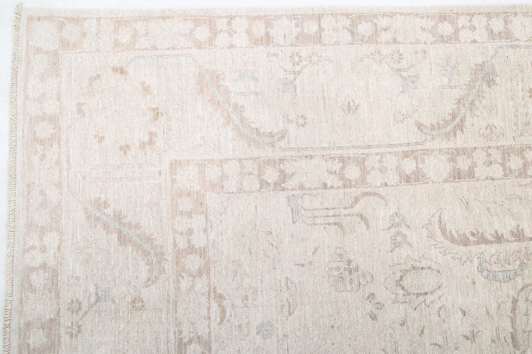 Afghan Tabriz Rug 8' 7" x 11' 7" Hand-Knotted | No. AT88091
