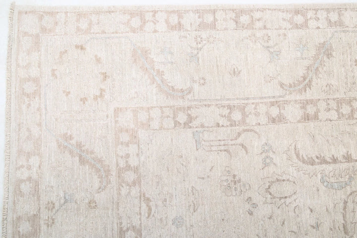 Afghan Tabriz Rug 8' 7" x 11' 7" Hand-Knotted | No. AT88091