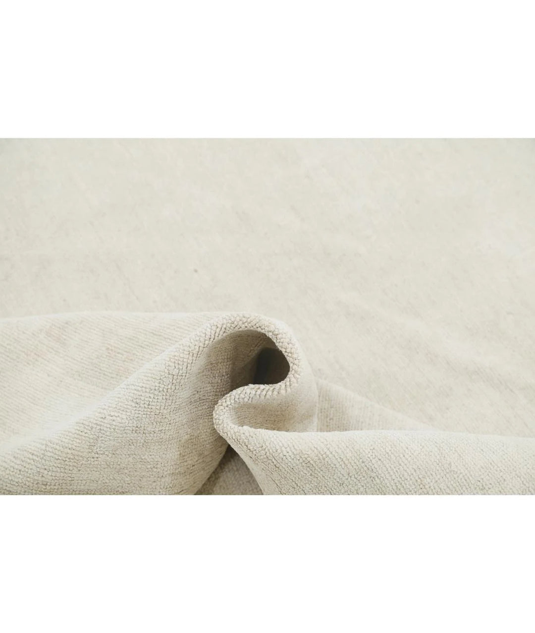 Ivory Afghan Oushak Rug 9' 2" x 11' 9" Hand-Knotted | No. AT88134