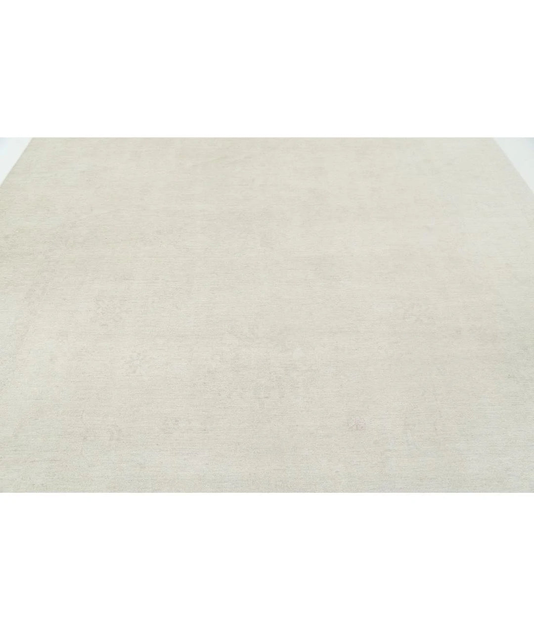 Ivory Afghan Oushak Rug 9' 2" x 11' 9" Hand-Knotted | No. AT88134