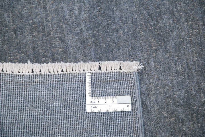 Grey Afghan Overdye Rug 2' 4" x 10' 0" Hand-Knotted | No. AT88235