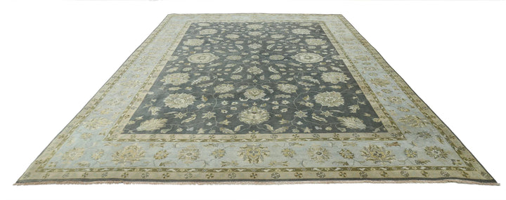 Indian Ziegler Rug 9' 10" x 13' 9" Hand-Knotted | No. AT88282