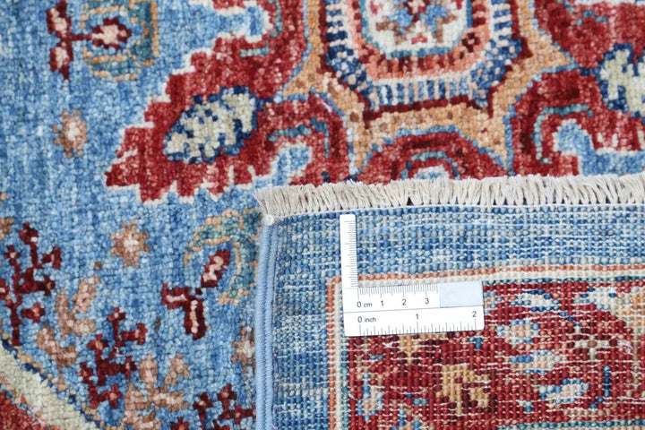 Afghan Ziegler Suzani Rug 6' 7" x 9' 8" Hand-Knotted | No. AT88333