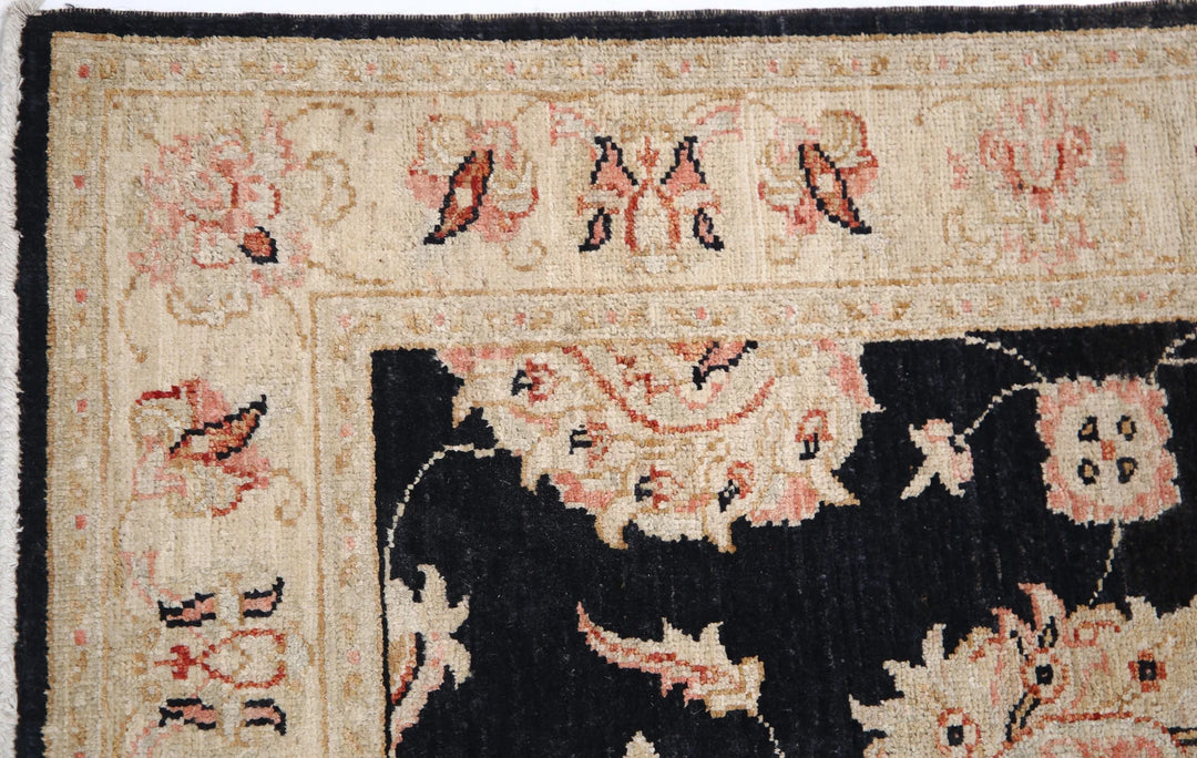 Afghan Ziegler Rug 2' 7" x 9' 7" Hand-Knotted | No. AT88370