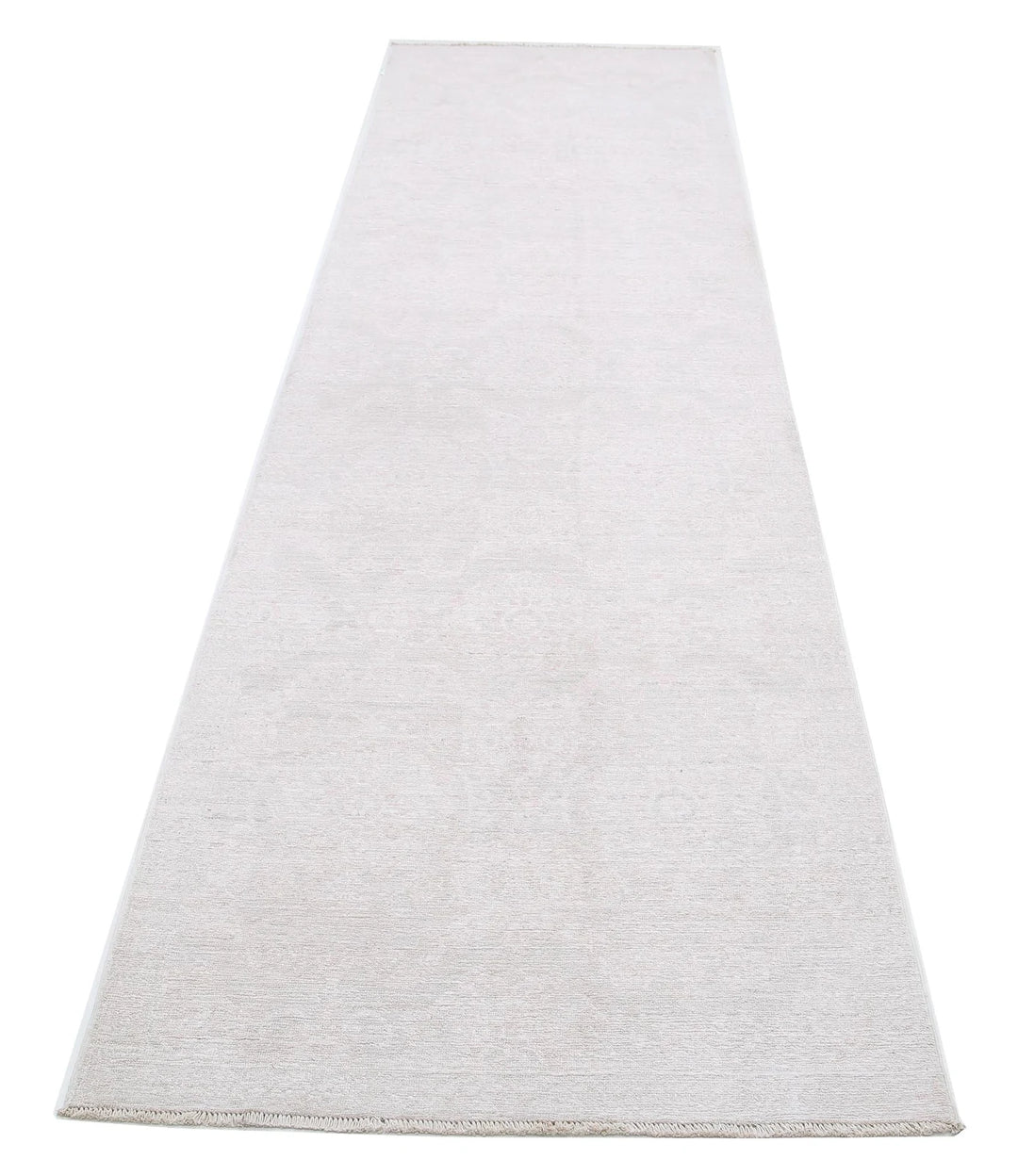 Afghan Tabriz Rug 3' 0" x 11' 0" Hand-Knotted | No. AT88500