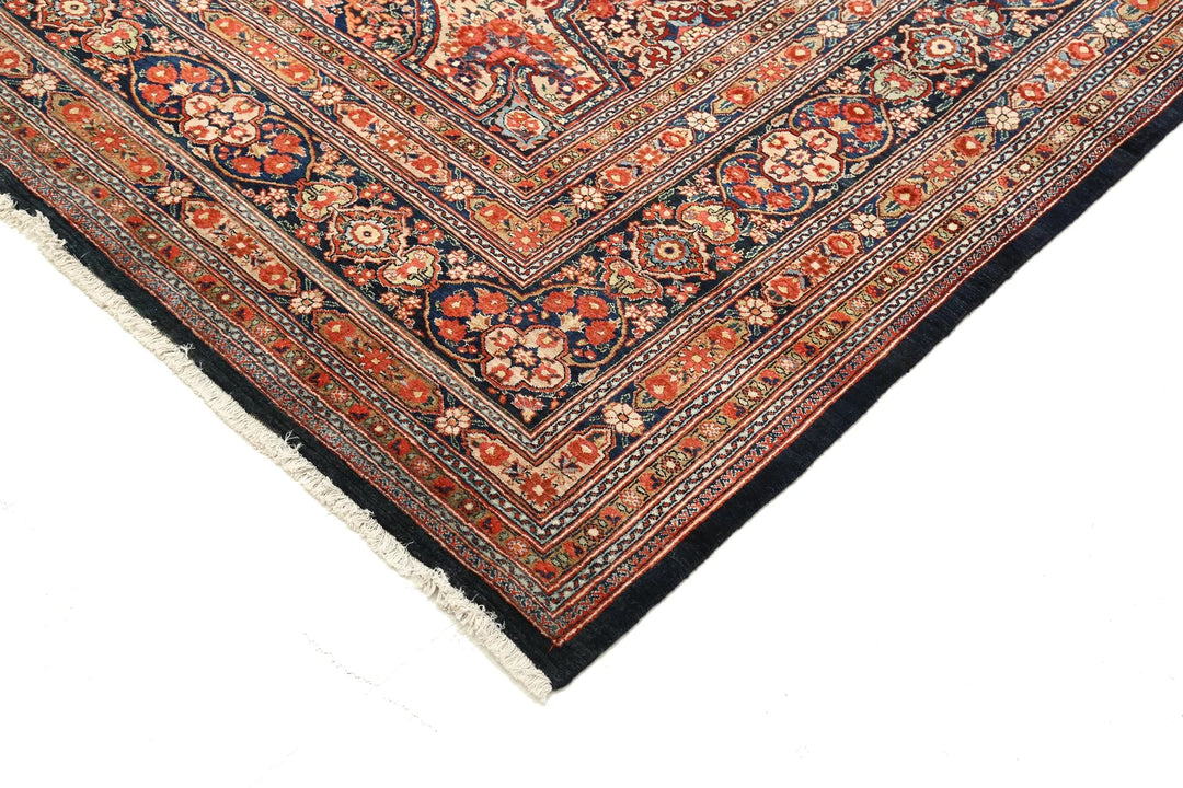 Persian Tabriz Fine Rug 10' 10" x 20' 7" Hand-Knotted | No. AT88502