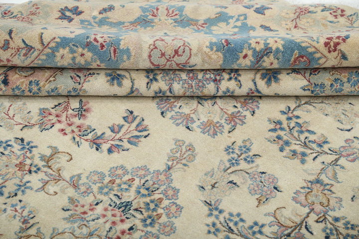 Persian Kerman Vintage Rug 10' 8" x 16' 9" Hand-Knotted | No. AT88507