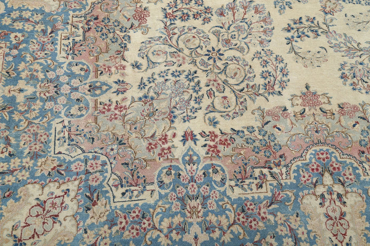 Persian Kerman Vintage Rug 10' 8" x 16' 9" Hand-Knotted | No. AT88507