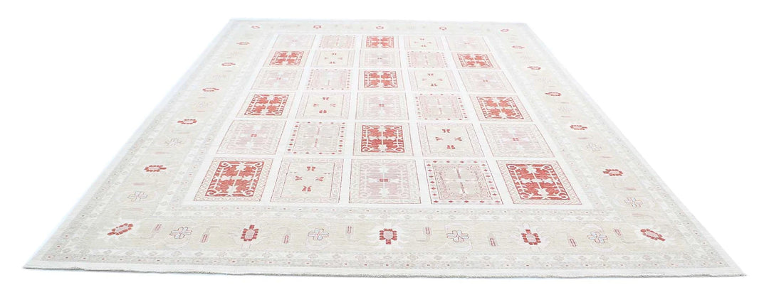 Afghan Serenity Rug 9' 7" x 12' 6" Hand-Knotted | No. AT88592