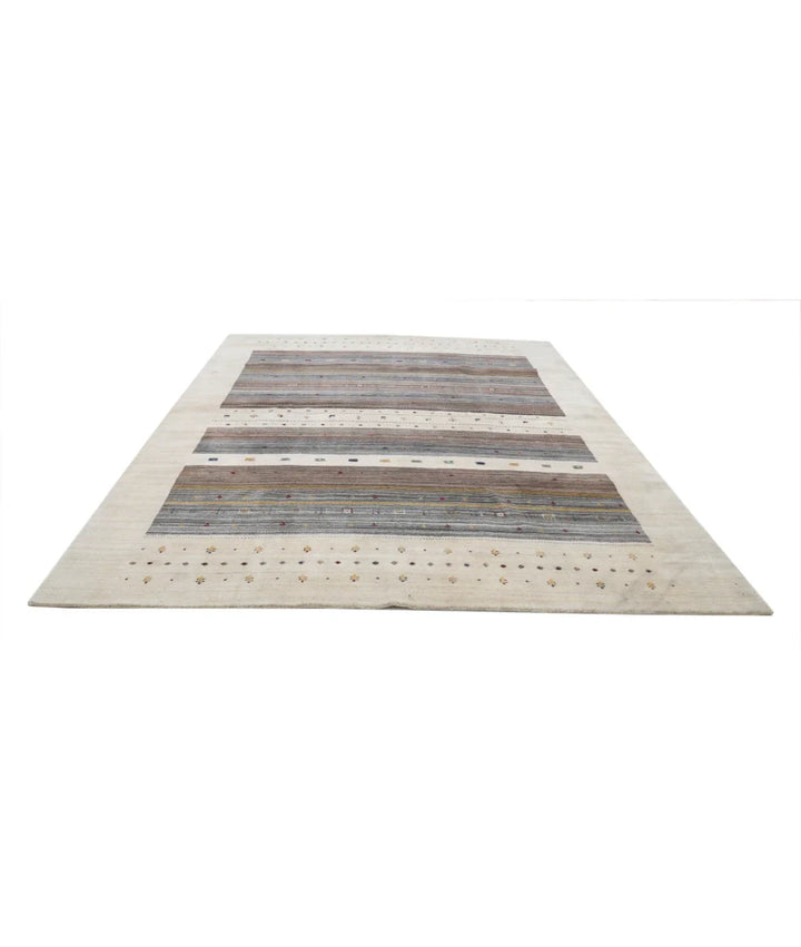 Ivory Indian Lori Rug 8' 3" x 11' 4" Hand-Knotted | No. AT886593