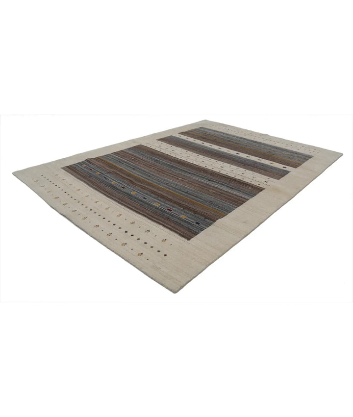 Ivory Indian Lori Rug 8' 3" x 11' 4" Hand-Knotted | No. AT886593