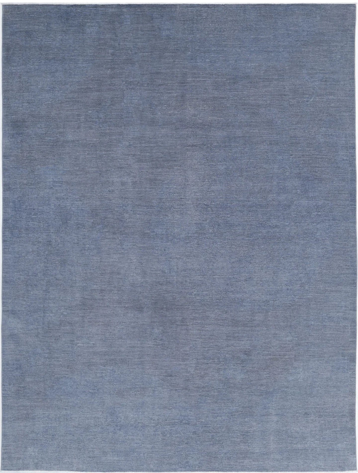 Afghan Overdye Rug 8' 10" x 11' 10" Hand-Knotted | No. AT88761