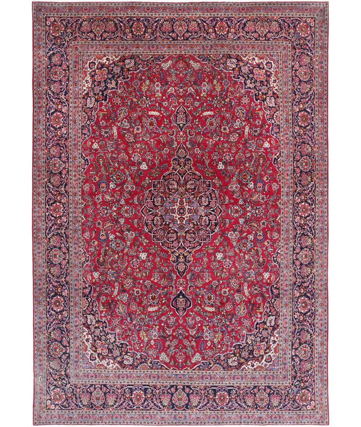 Persian Kashan Rug 9' 1" x 12' 7" Hand-Knotted | No. AT88860