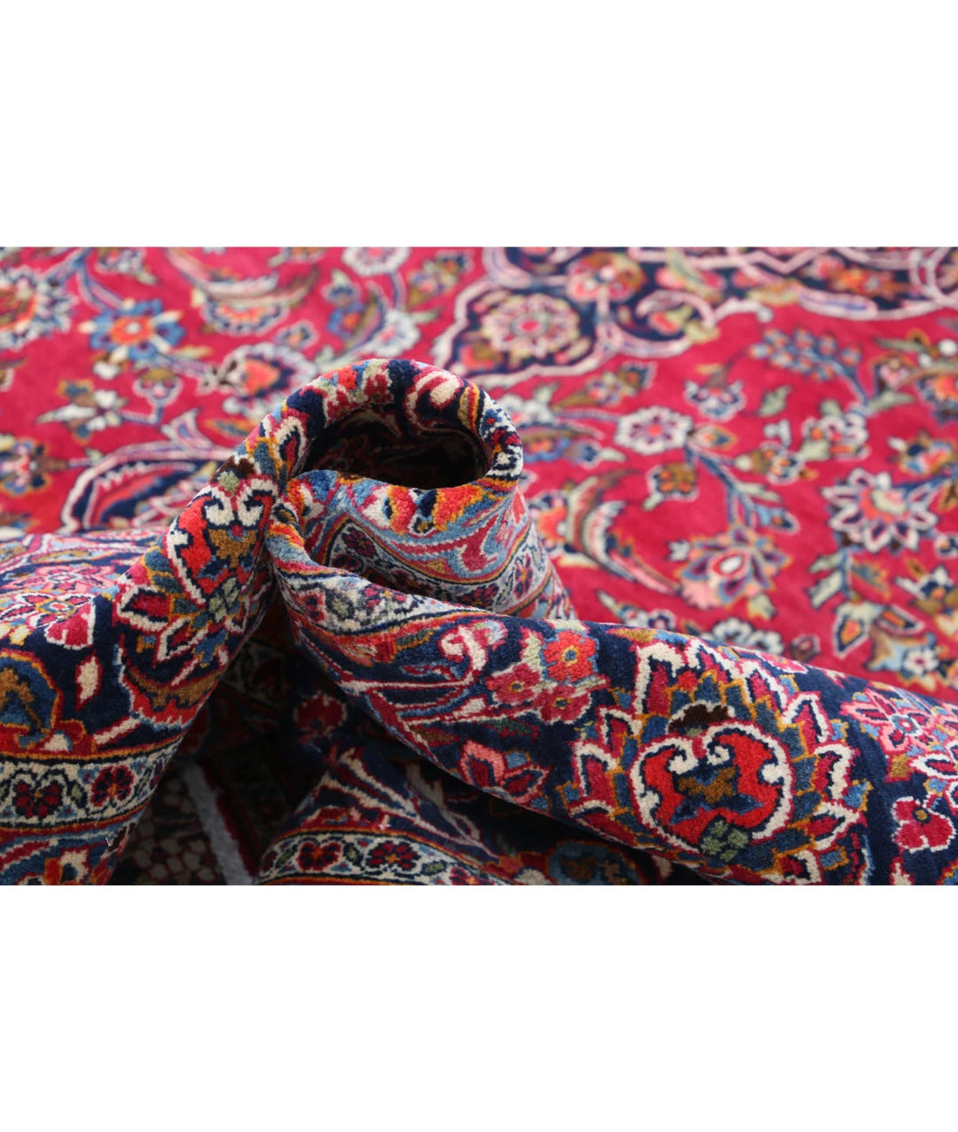 Persian Kashan Rug 9' 1" x 12' 7" Hand-Knotted | No. AT88860