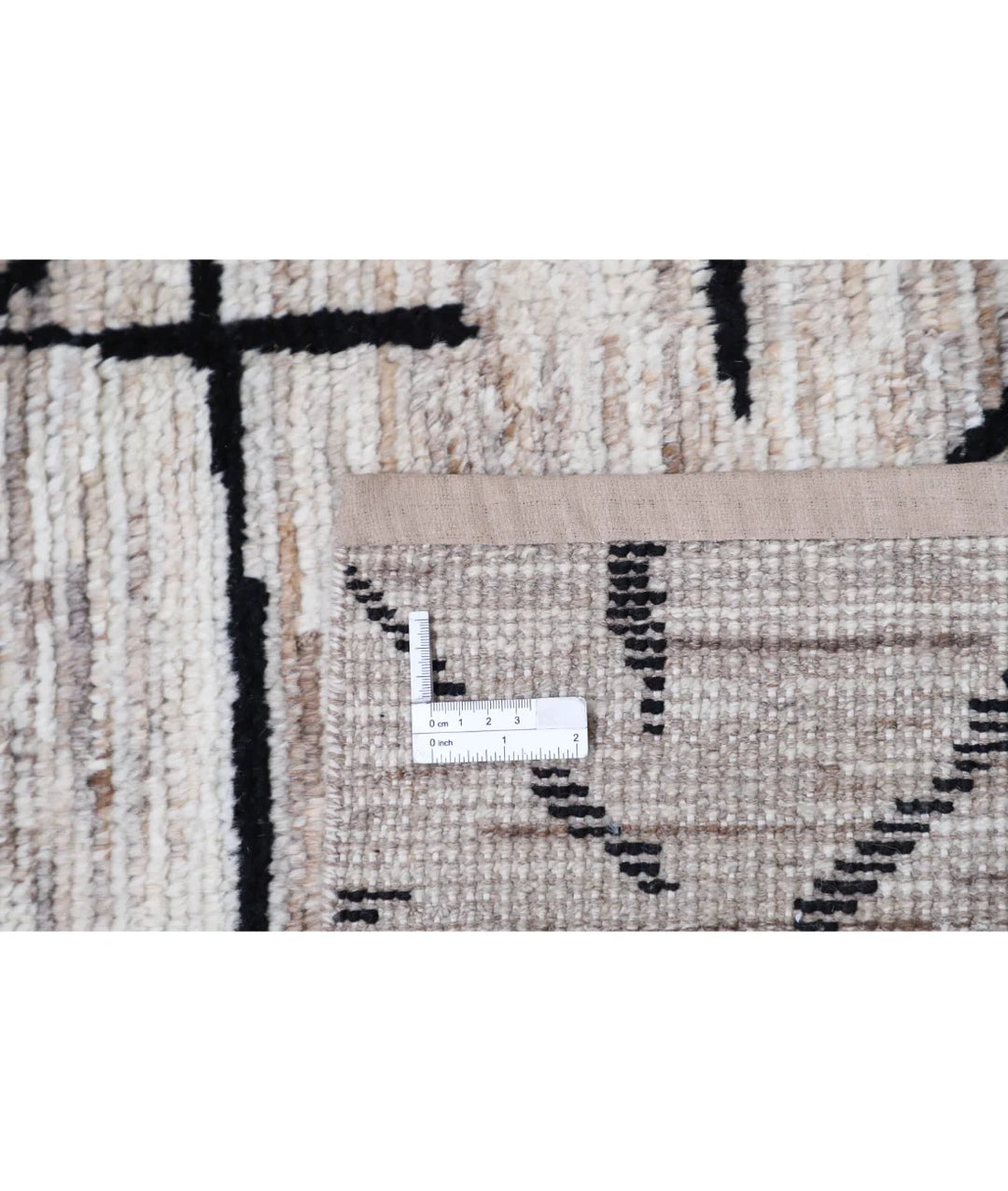 Brown Afghan Oriental Rug 4' 0" x 6' 0" Hand-Knotted | No. AT88885
