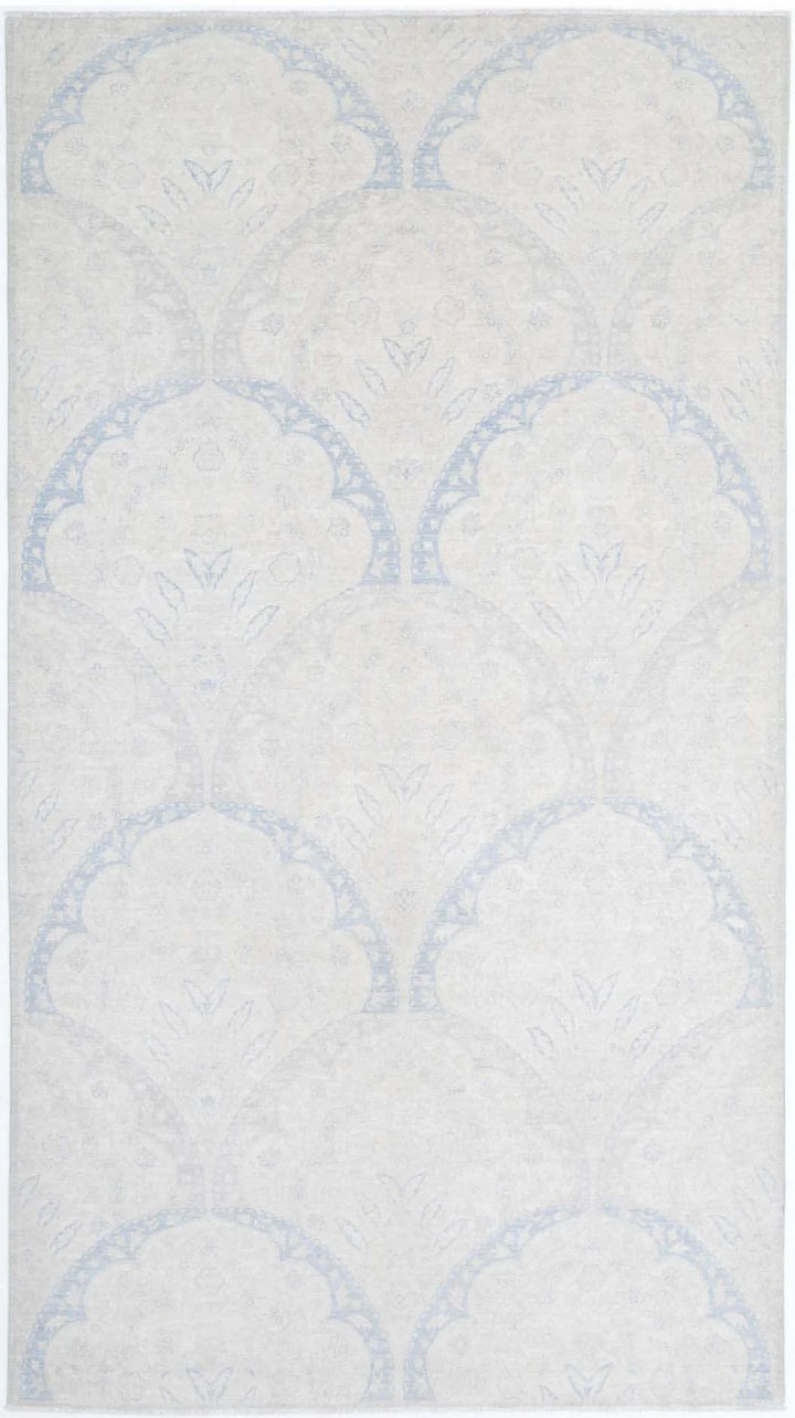 Afghan Tabriz Rug 6' 5" x 11' 11" Hand-Knotted | No. AT88922