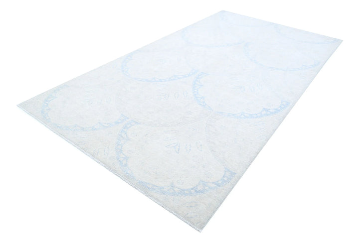 Afghan Tabriz Rug 6' 5" x 11' 11" Hand-Knotted | No. AT88922