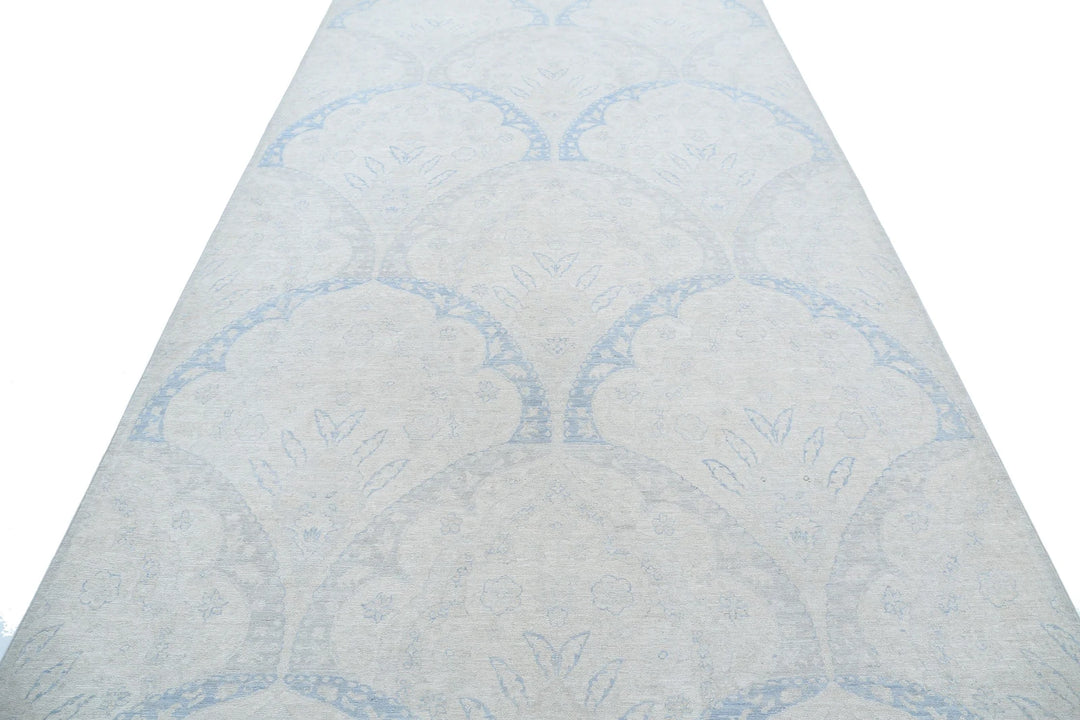 Afghan Tabriz Rug 6' 5" x 11' 11" Hand-Knotted | No. AT88922