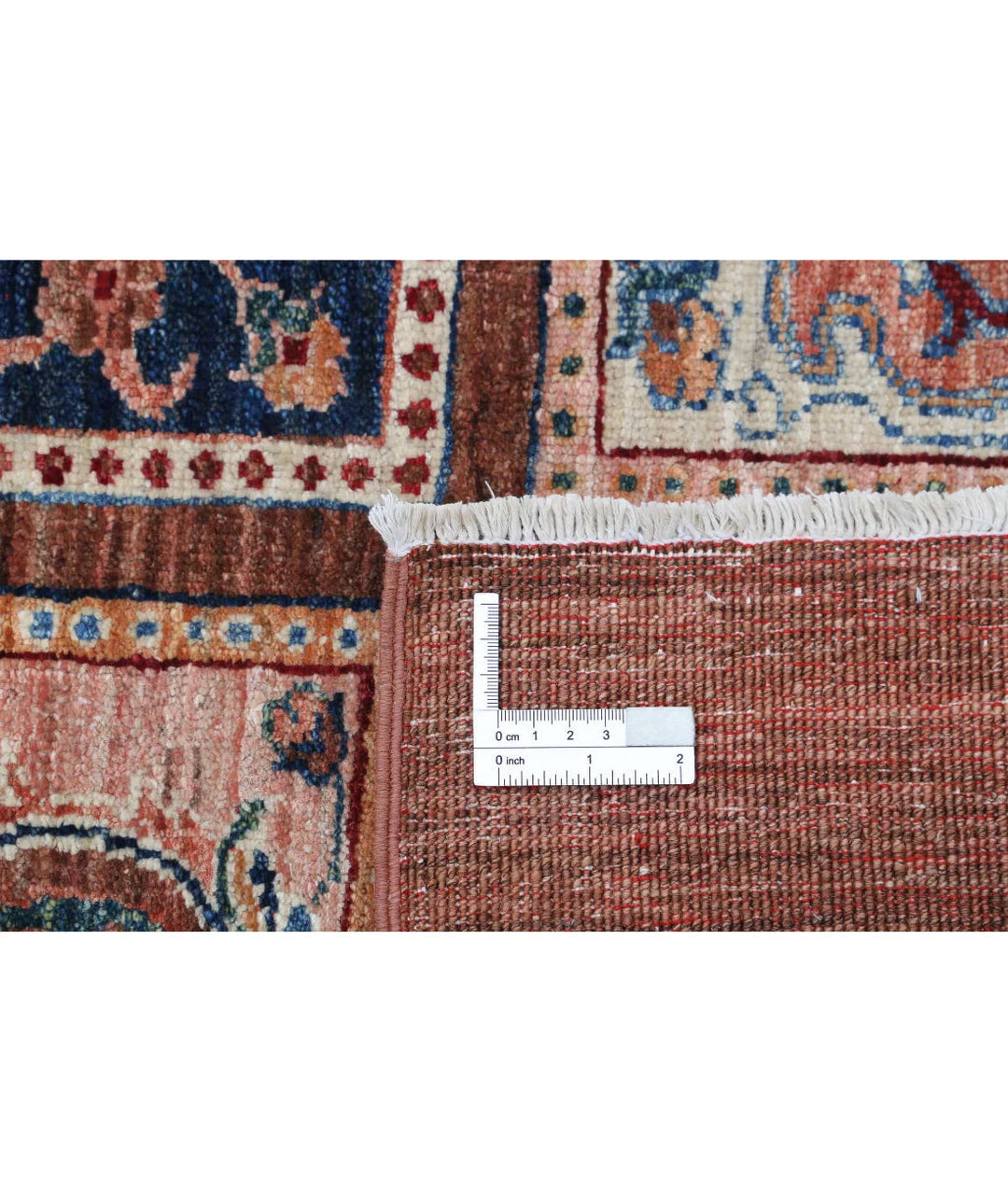 Afghan Bakhtiari Rug 4' 10" x 6' 6" Hand-Knotted | No. AT88958