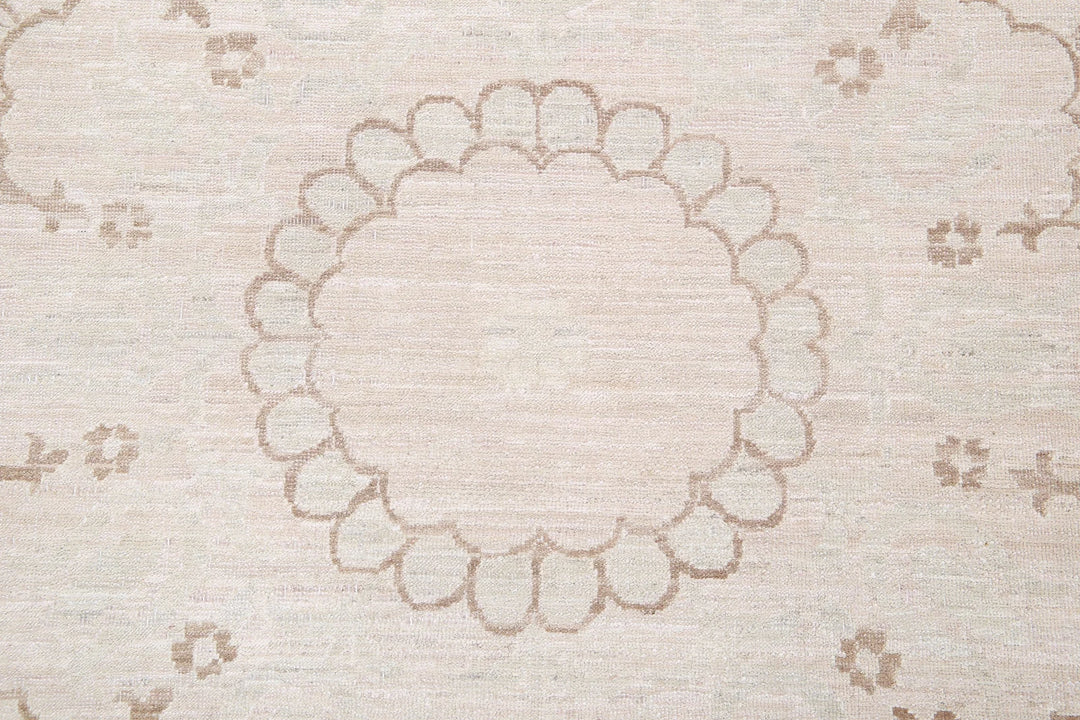 Afghan Serenity Rug 9' 0" x 11' 11" Hand-Knotted | No. AT88964