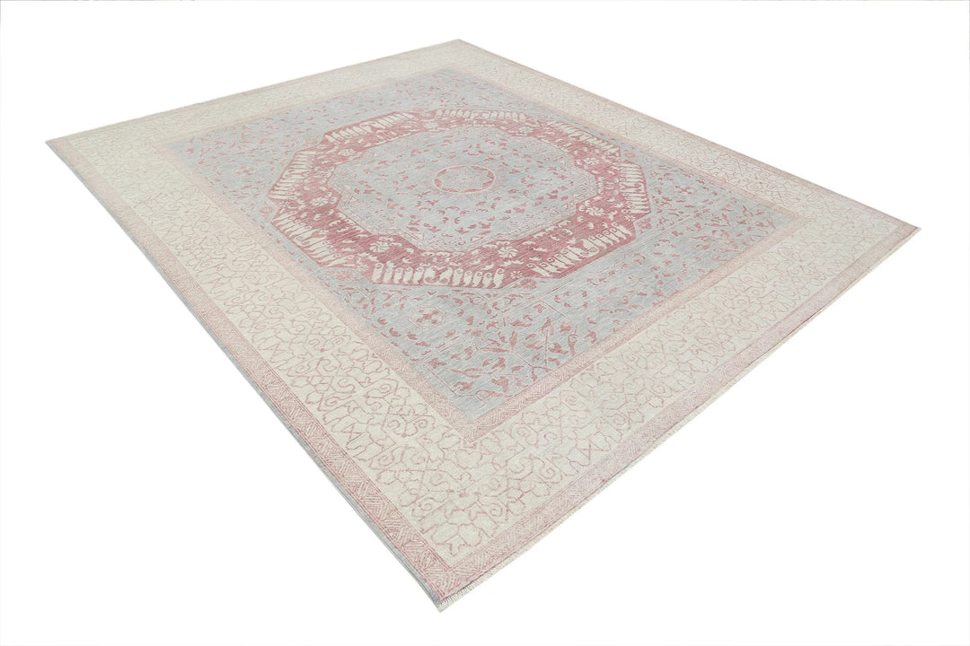 Afghan Mamluk Rug 7' 11" x 9' 4" Hand-Knotted | No. AT88992