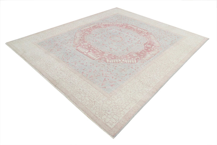 Afghan Mamluk Rug 7' 11" x 9' 4" Hand-Knotted | No. AT88992