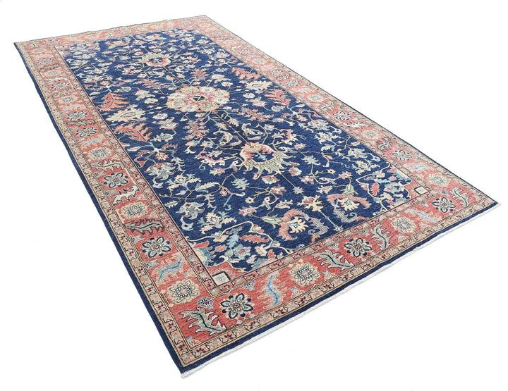 Afghan Ziegler Rug 6' 3" x 11' 6" Hand-Knotted | No. AT88996