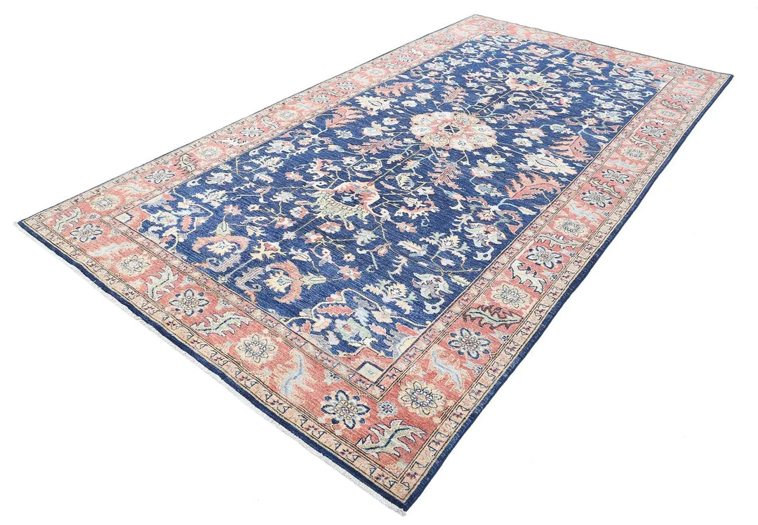 Afghan Ziegler Rug 6' 3" x 11' 6" Hand-Knotted | No. AT88996