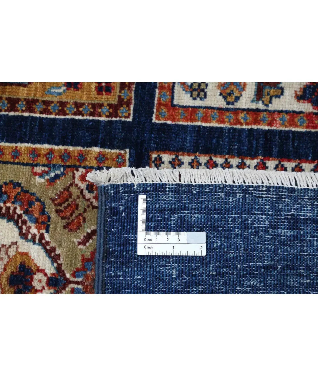 Afghan Bakhtiari Rug 4' 10" x 6' 3" Hand-Knotted | No. AT89067