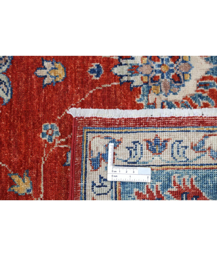 Afghan Ziegler Farhan Rug 5' 5" x 7' 10" Hand-Knotted | No. AT89206
