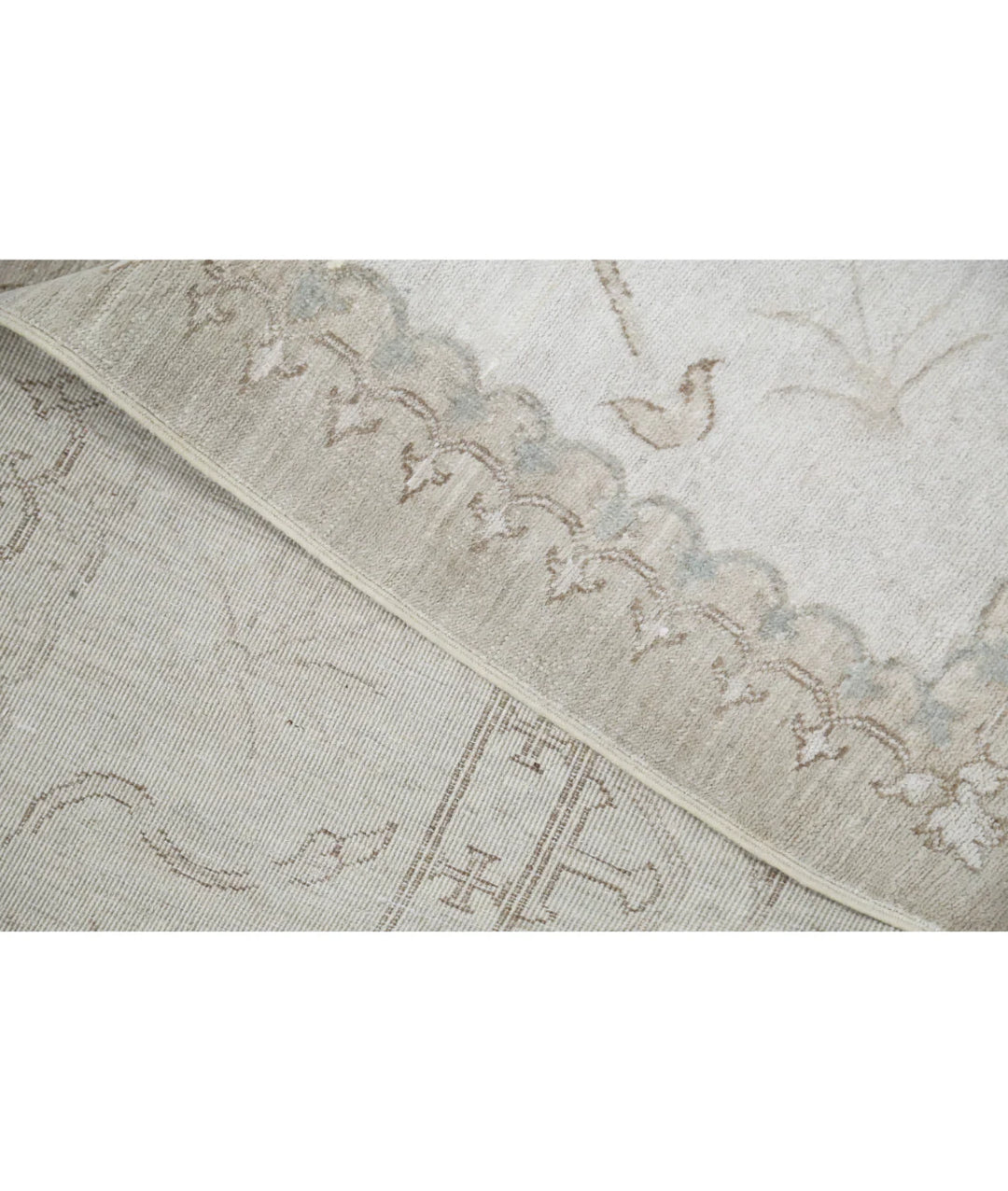 Afghan Tabriz Rug 5' 2" x 9' 10" Hand-Knotted | No. AT89234
