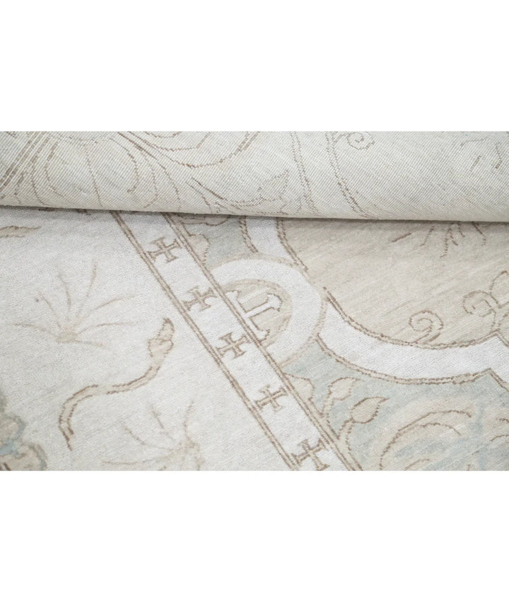 Afghan Tabriz Rug 5' 2" x 9' 10" Hand-Knotted | No. AT89234