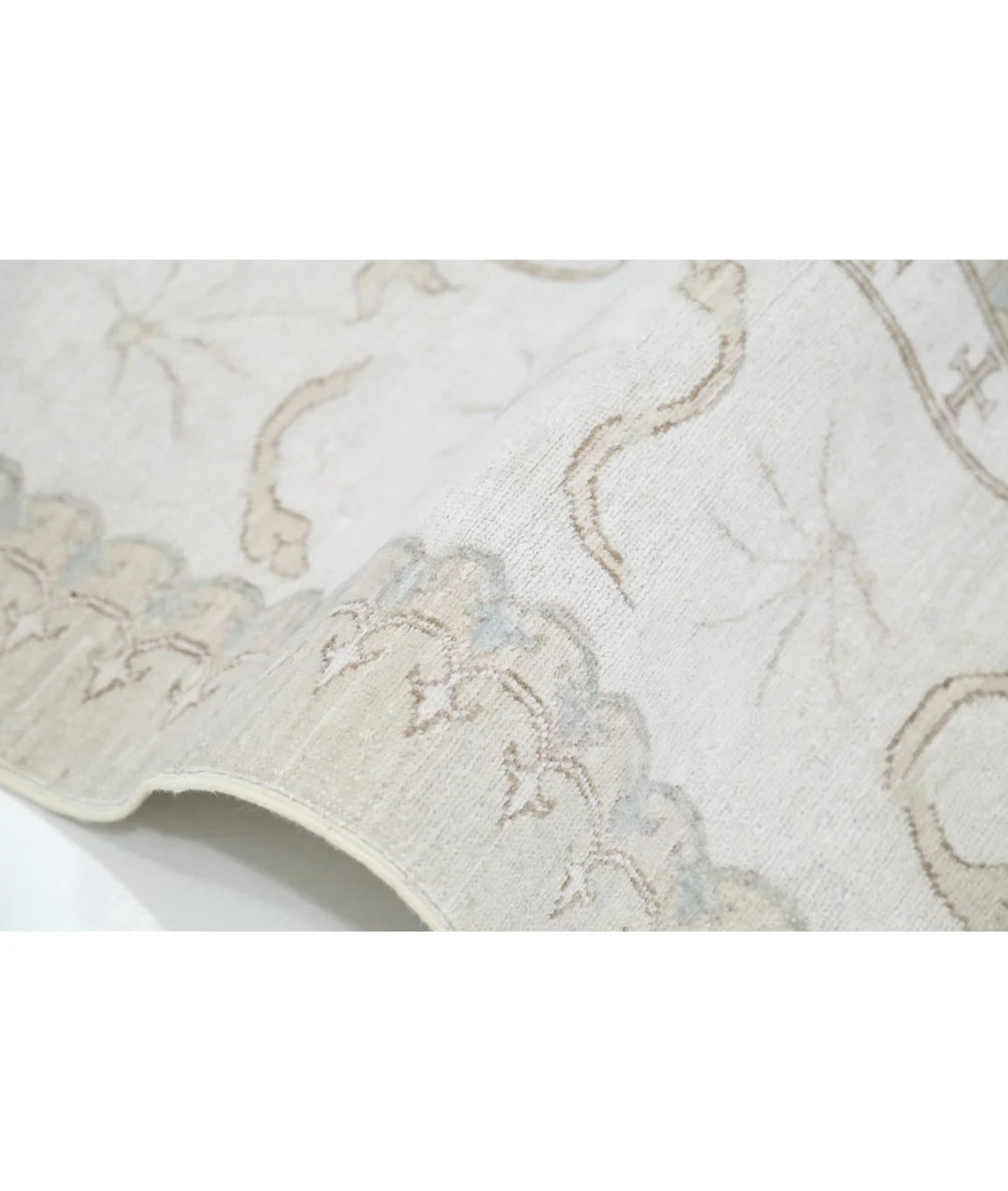 Afghan Tabriz Rug 5' 2" x 9' 10" Hand-Knotted | No. AT89234