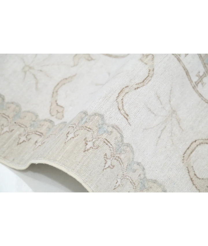 Afghan Tabriz Rug 5' 2" x 9' 10" Hand-Knotted | No. AT89234
