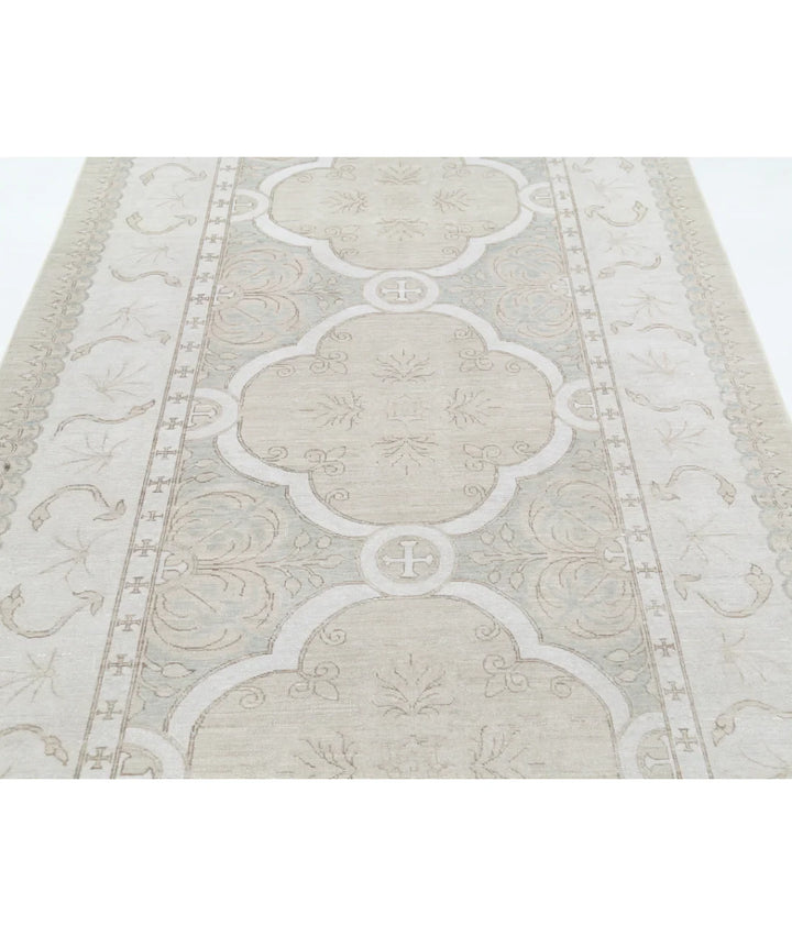 Afghan Tabriz Rug 5' 2" x 9' 10" Hand-Knotted | No. AT89234